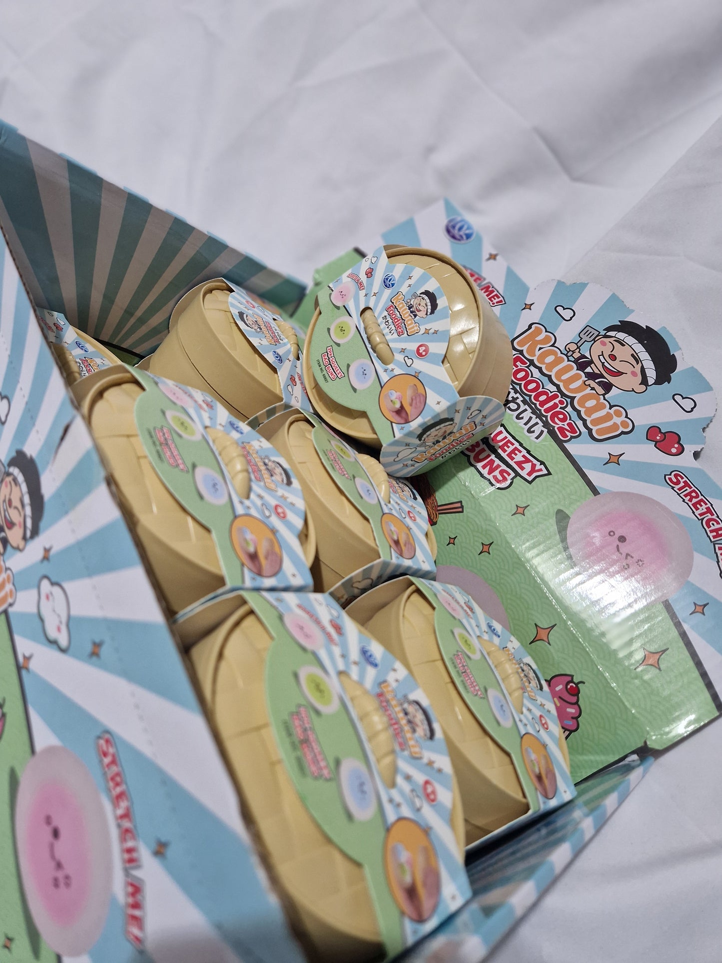 Kawaii foodiez squeezy Bao buns 3pk