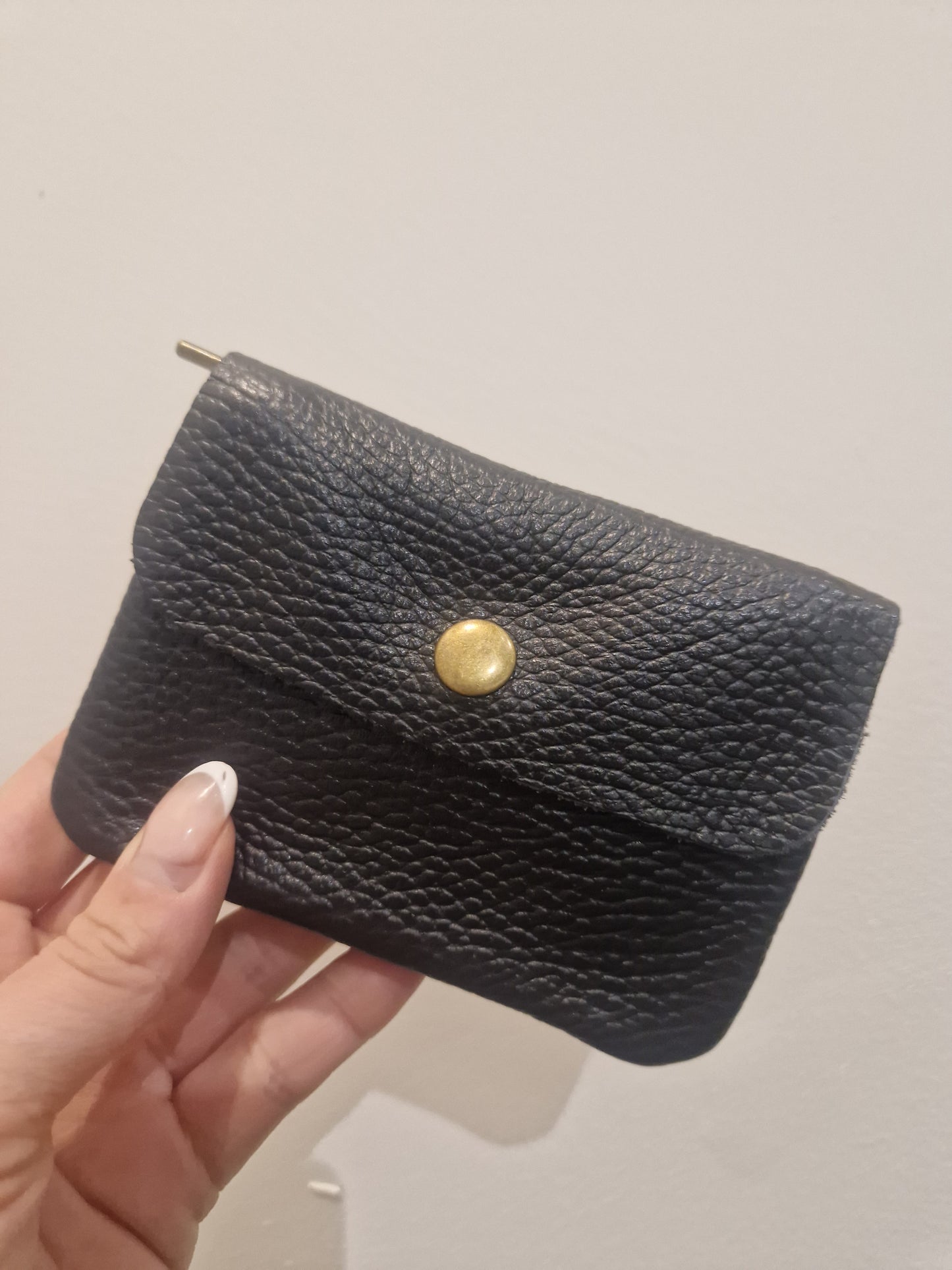 Leather coin purse