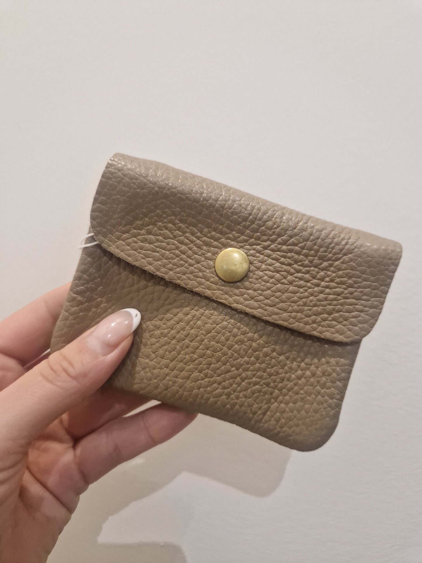 Leather coin purse