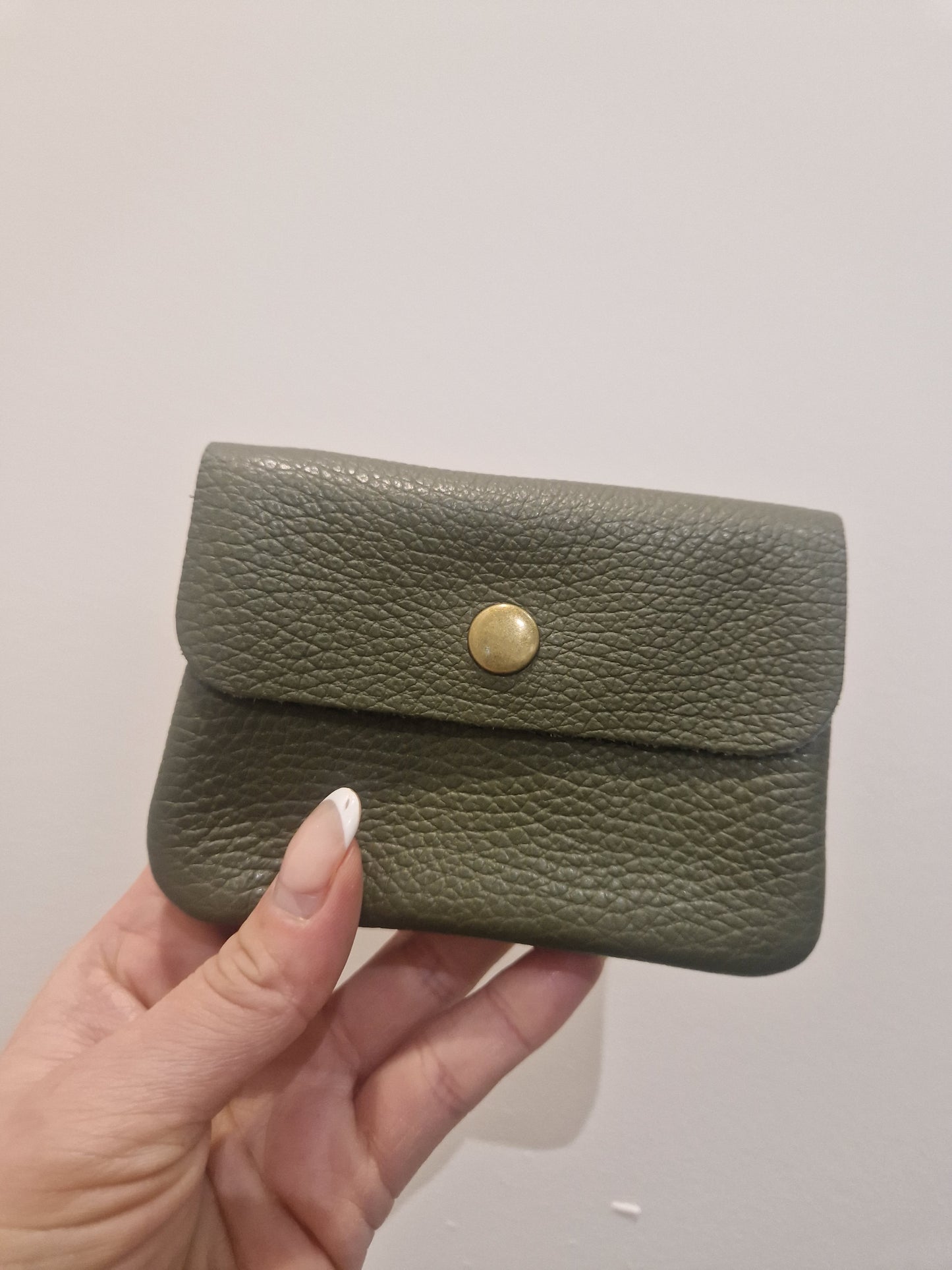 Leather coin purse