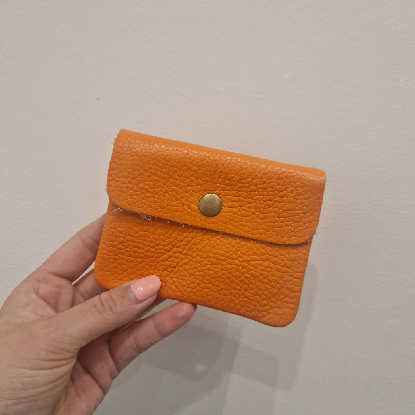 Leather coin purse