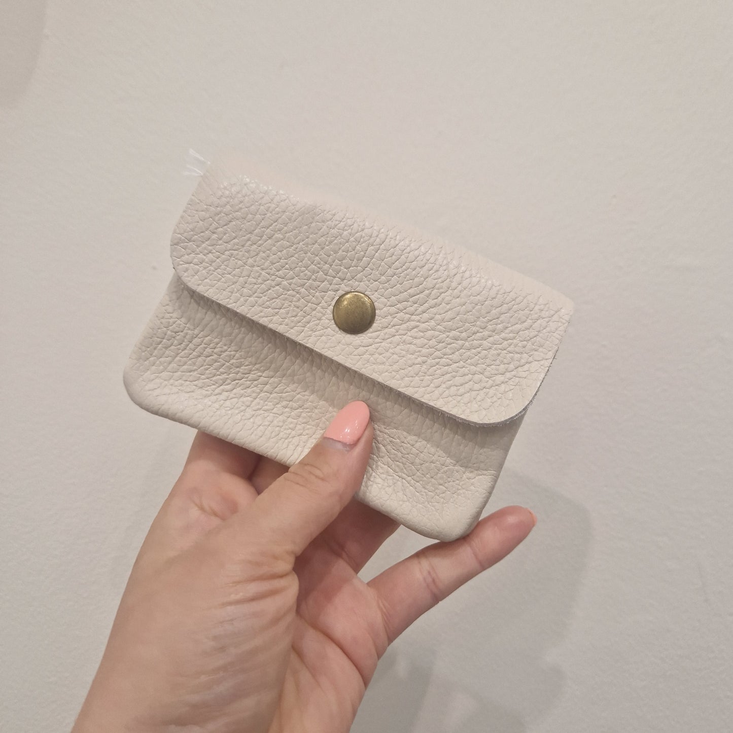 Leather coin purse