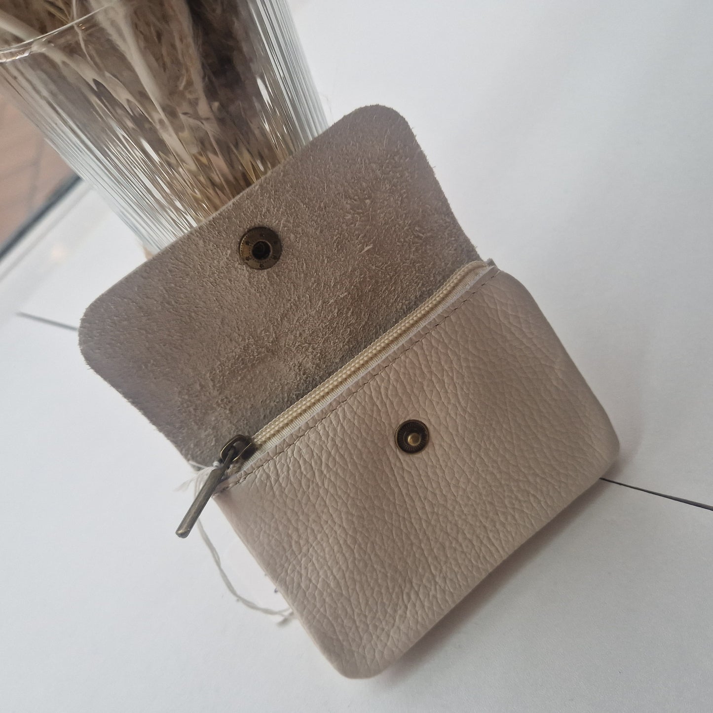 Leather coin purse