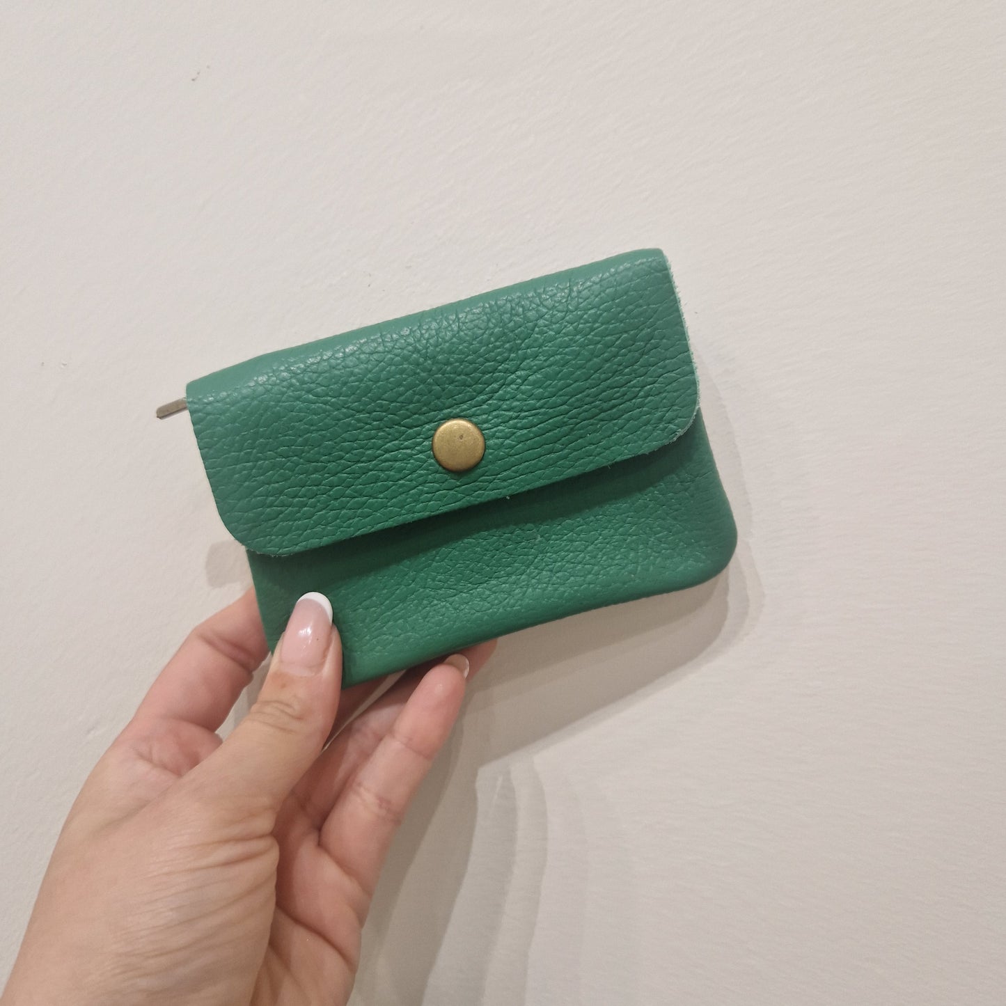 Leather coin purse