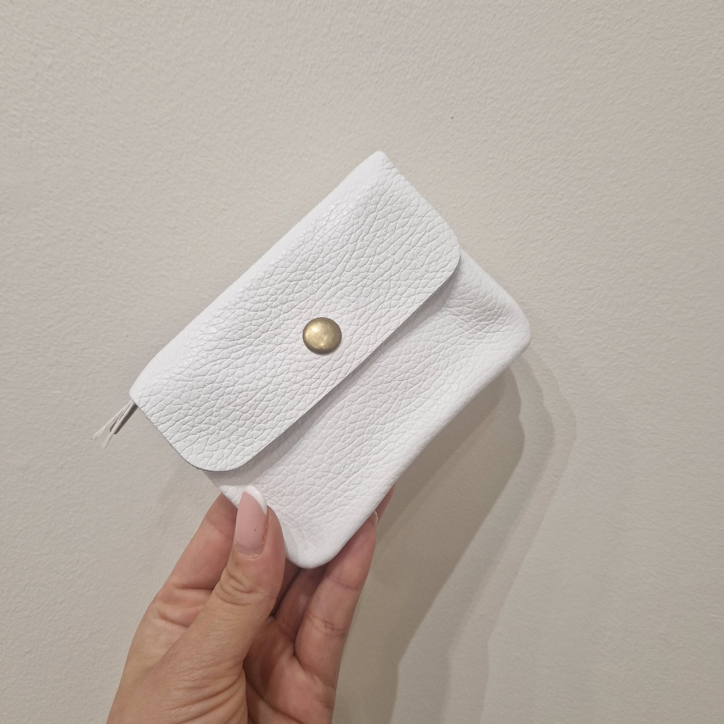 Leather coin purse