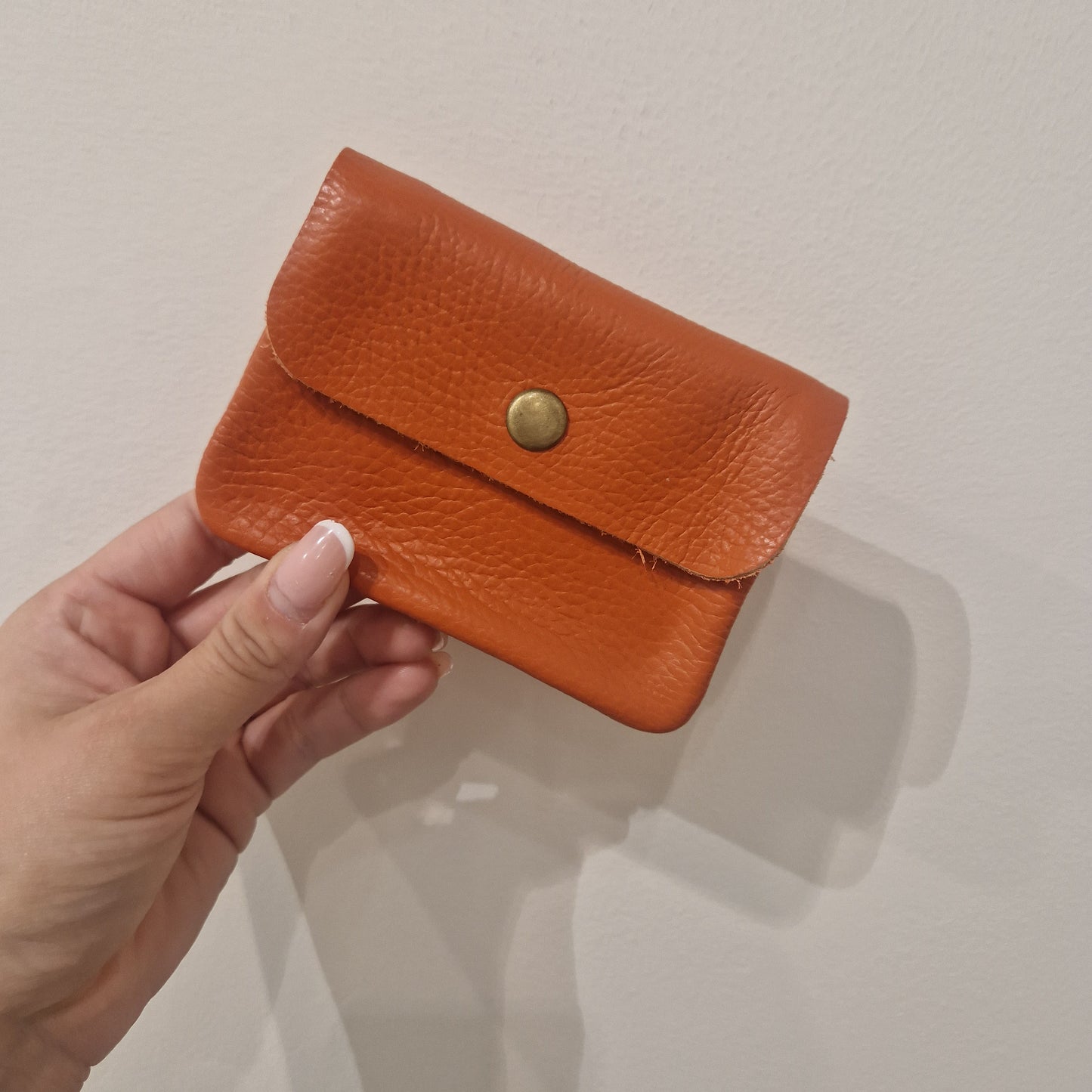 Leather coin purse