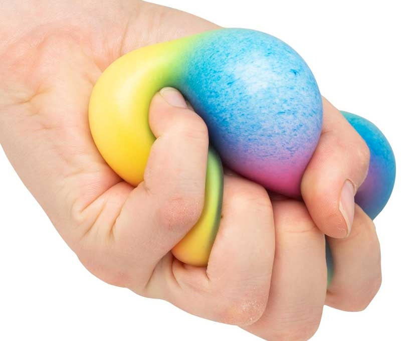Scrunchems rainbow squish ball